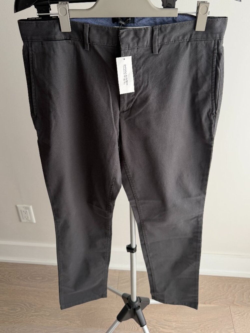 NWT - Banana Republic Dark Grey Fulton Chino